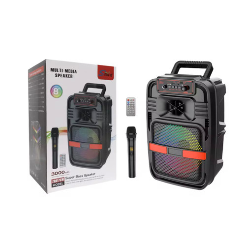اسپیکر بلوتوثی قابل حمل چمدونی ضد کیو اس zqs-8175w - موبو سنتر