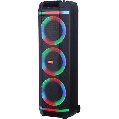اسپیکر بلوتوثی ایستاده ZQS-8316 سه باند ۸ اینچ با نورپردازی RGB 75 وات توان خروجی - موبو سنتر